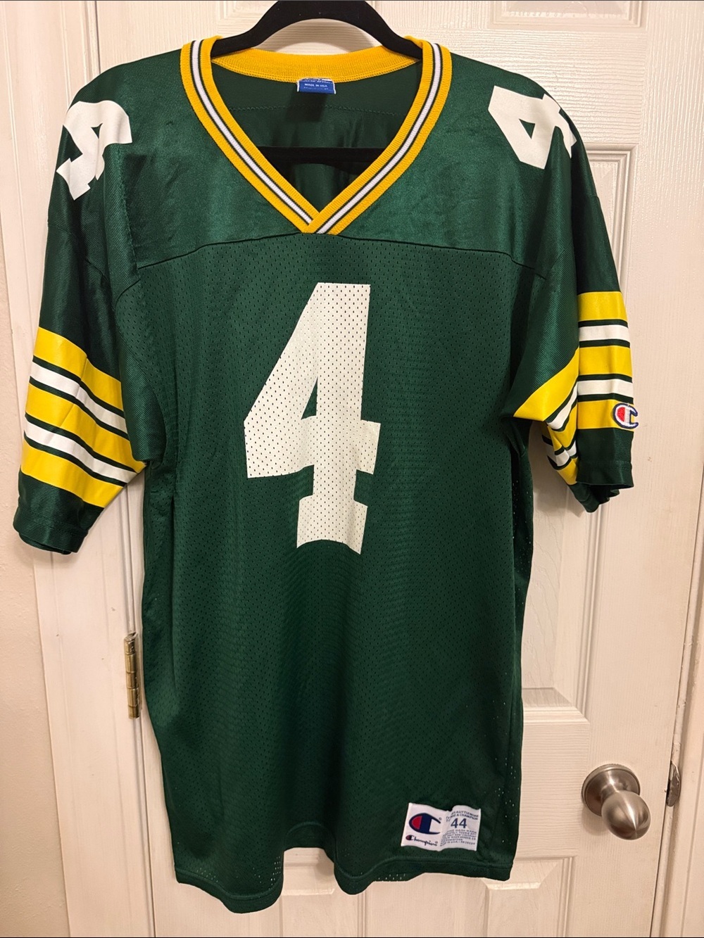 Champion Brett Favre-Packers Football Jersey #4, Vintage 90’s